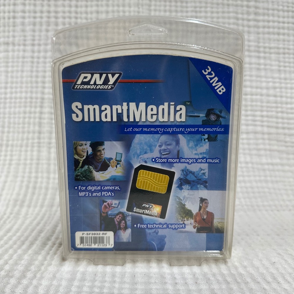 Vintage PNY SmartMedia 32MB Camera Memory Card New Sealed In Package